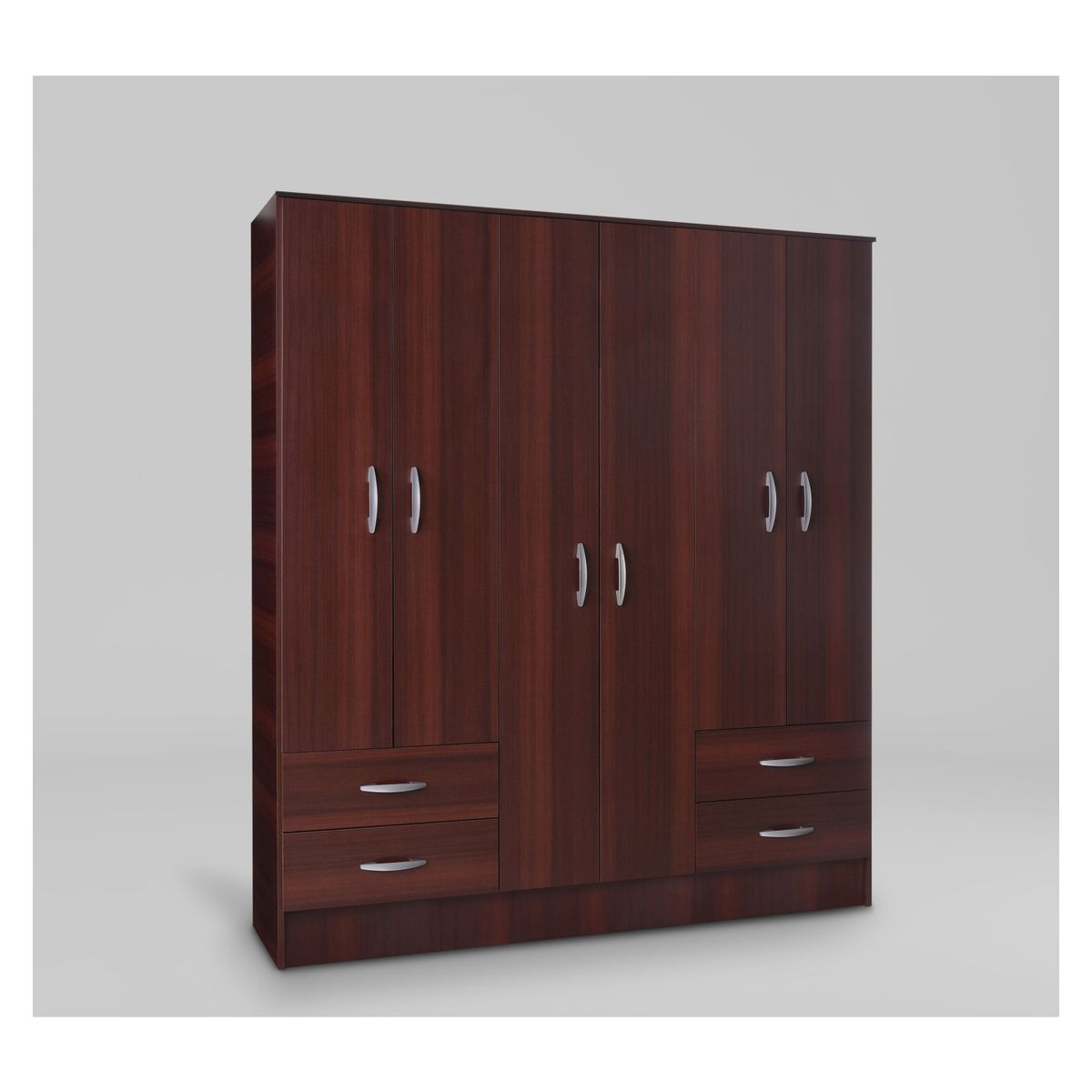 CIC - Clóset Maipo 6 Puertas 4 Cajones 180 Cm Cic