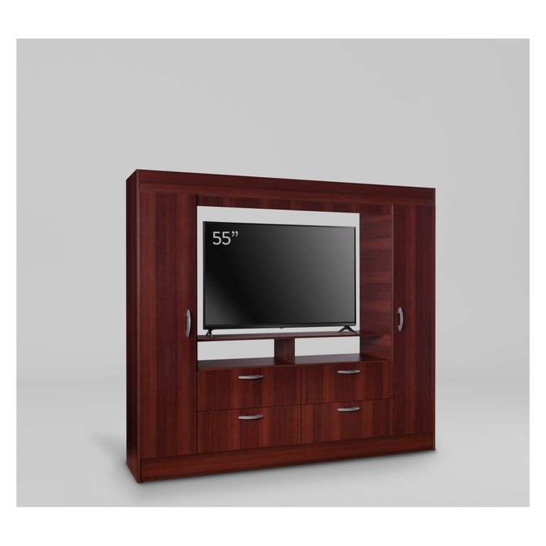 CIC Clóset Baker Tv 55" 2 Puertas 4 Cajones