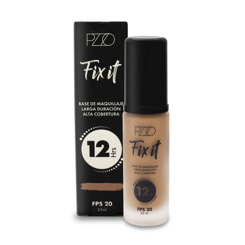 PETRIZZIO - Base de Maquillaje Fix It Foundation FPS 20 Rose Beige 25 ml Petrizzio