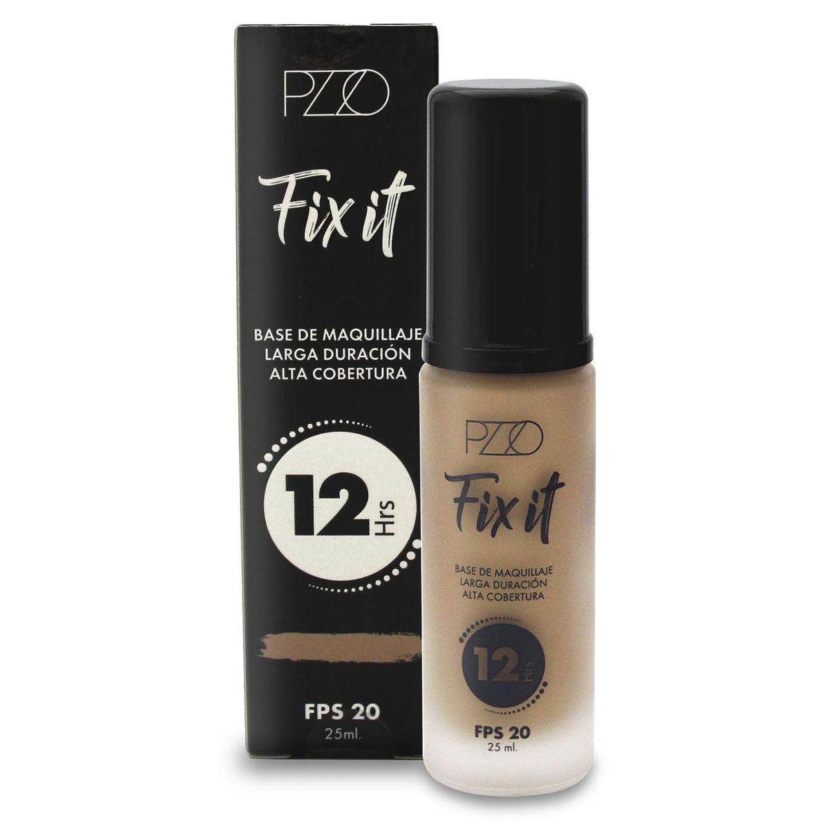 PETRIZZIO - Base de Maquillaje Fix It Foundation FPS 20 Rose Beige 25 ml Petrizzio