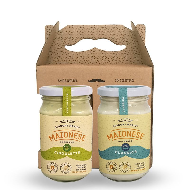 SIGNORE MARIO - Pack Mayonesa Vegana - Classica & Ciboulette