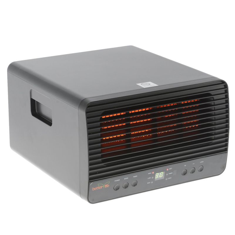 BETTERLIFE - Estufa Eléctrica Infrarroja Con Wifi Ph-95W