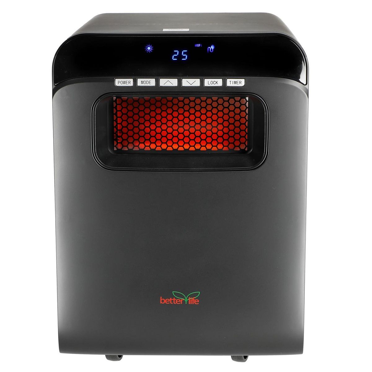 BETTERLIFE - Estufa Eléctrica Infrarroja Con Wifi Bl2000W