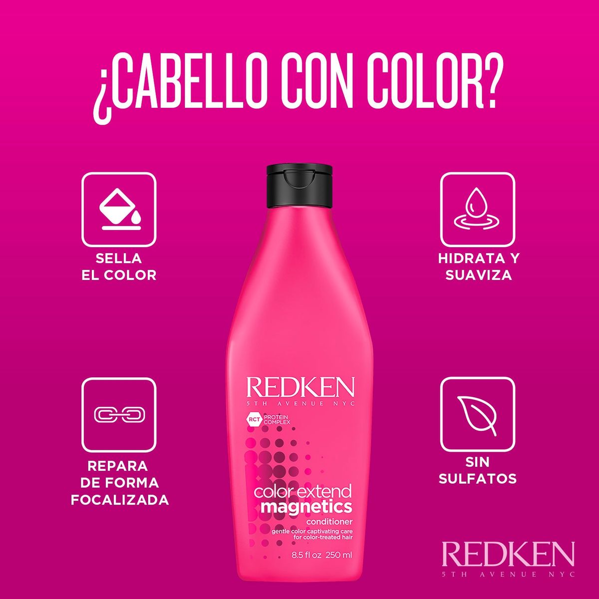 REDKEN - Acondicionador Color Extend Magnetics 250 ml Redken
