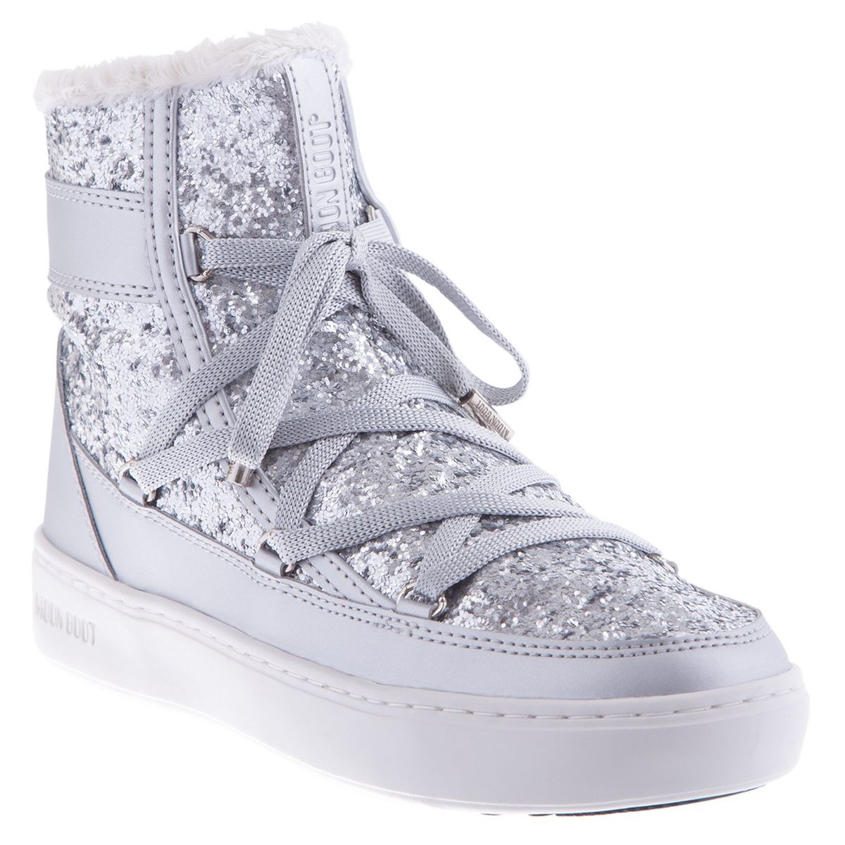 MOON BOOT - Pulse Z.Glitter Silver