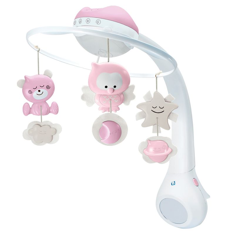 INFANTINO - Móvil Proyector 3 en 1 Rosado Infantino