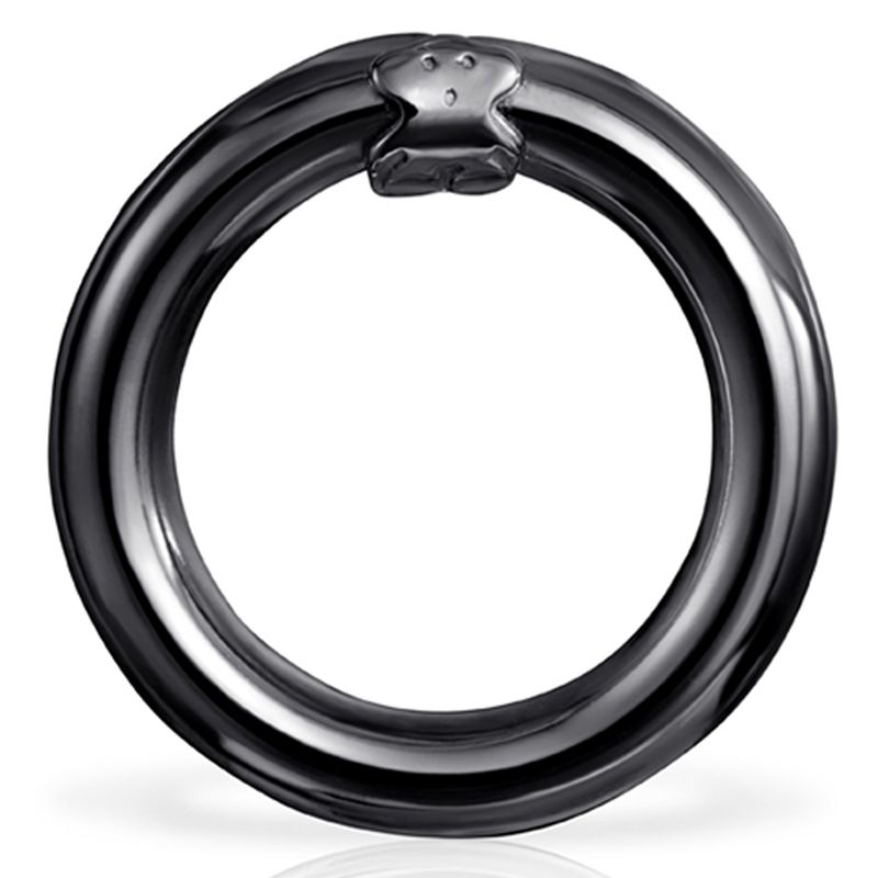 TOUS - Anillo Pequeño Hold De Plata Dark Tous