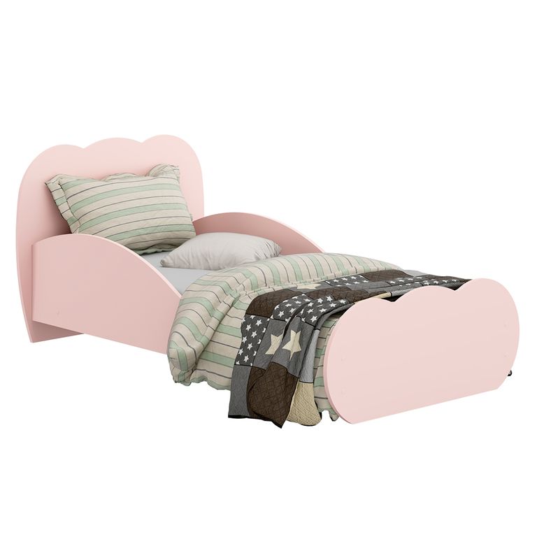 KIDSCOOL Mini Cama Transición Nube Rosado