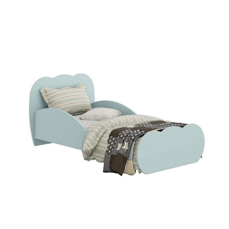 KIDSCOOL Mini Cama Transición Nube Celeste