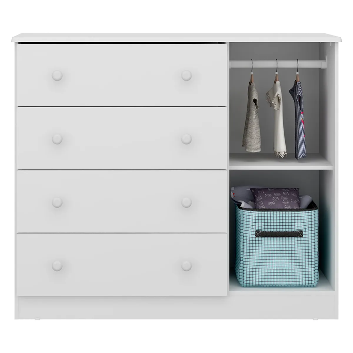 KIDSCOOL - Cómoda 2687-0001 4 cajones Kidscool