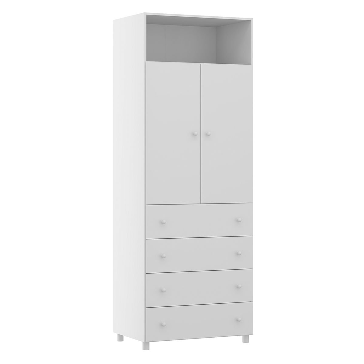 KIDSCOOL - Ropero Infantil Blanco Kidscool