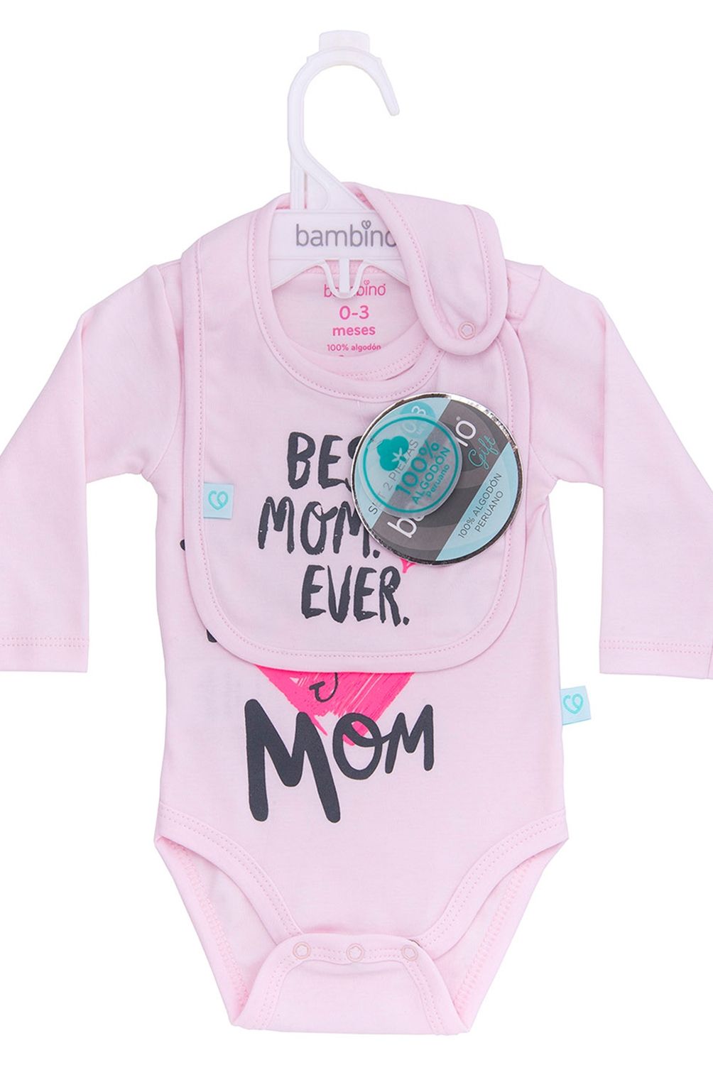 BAMBINO - Set Body Y Babg I Heart U Mom