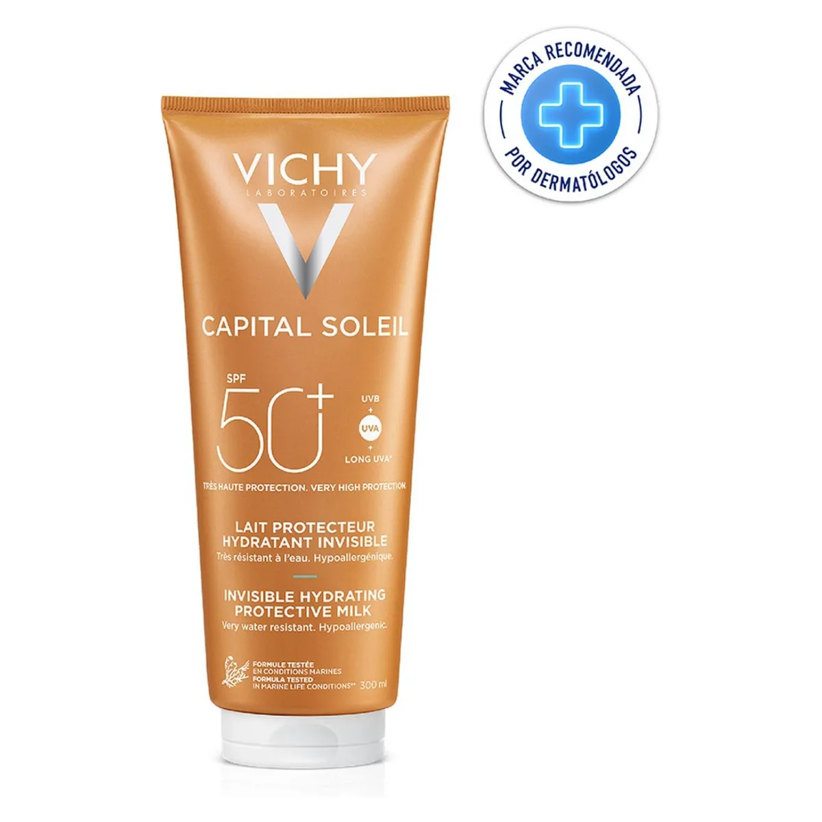 VICHY - Protector Solar Capital Soleil Leche Hidratante FPS 50+ 300 ml Vichy