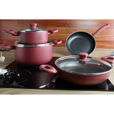 Imagen 2 del producto Batería de Cocina Aluminio Spring 7 Piezas