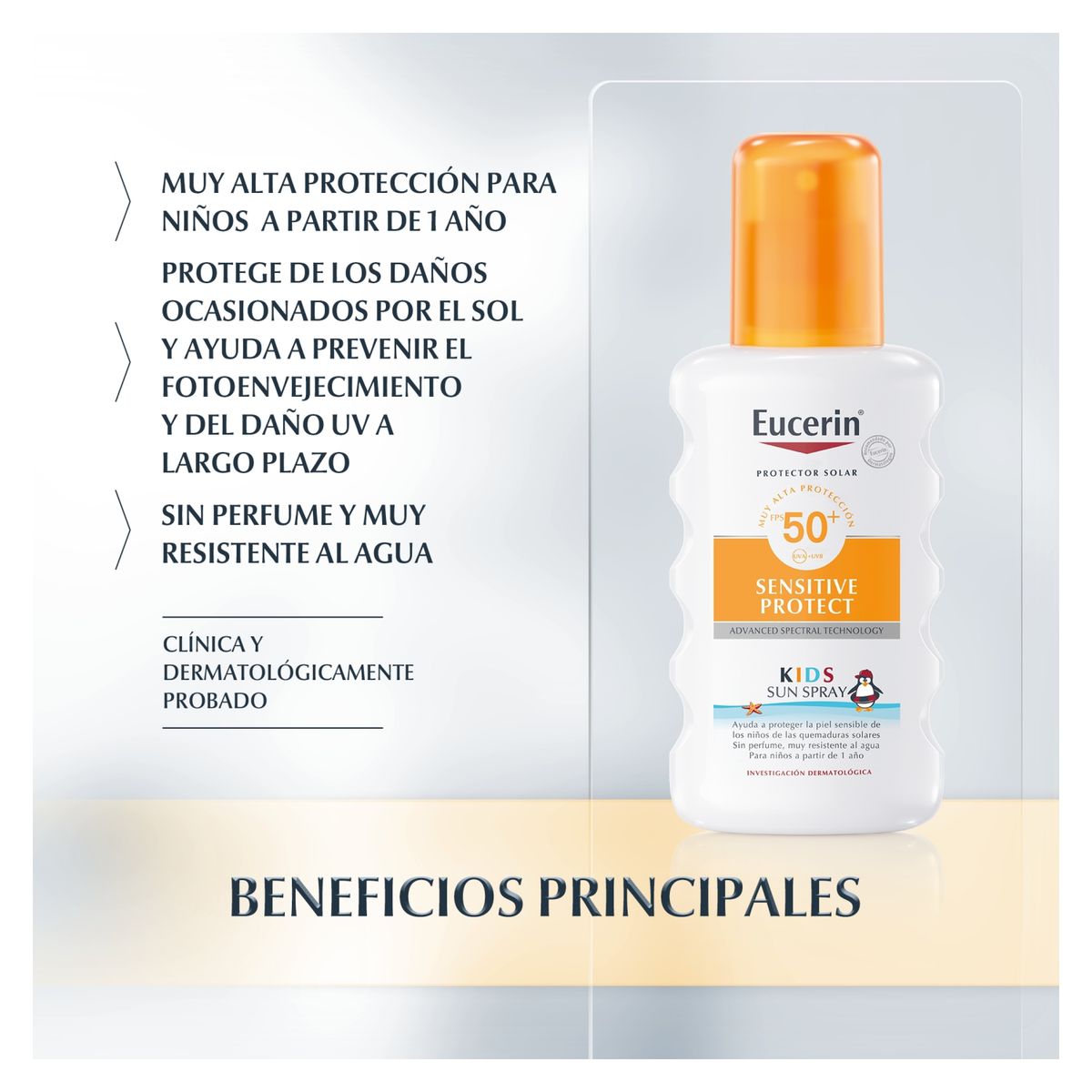 EUCERIN - Bloqueador Solar Kids Spray Fps 50+ 200 Ml Eucerin