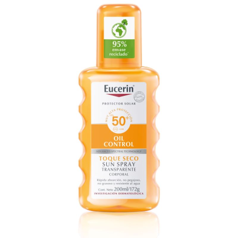 EUCERIN - Protector Solar Corporal Spray Transparente FPS 50+ 200 ml Eucerin