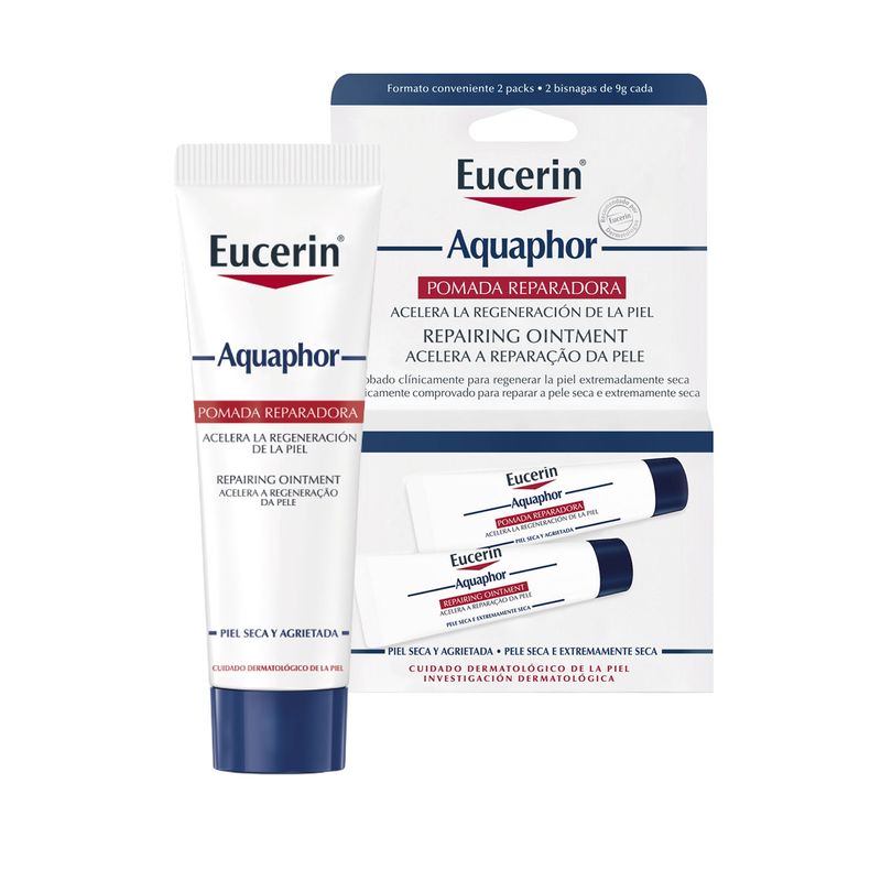 EUCERIN - Ungüento Reparador Aquaphor Duo Pack 2X10Ml Eucerin