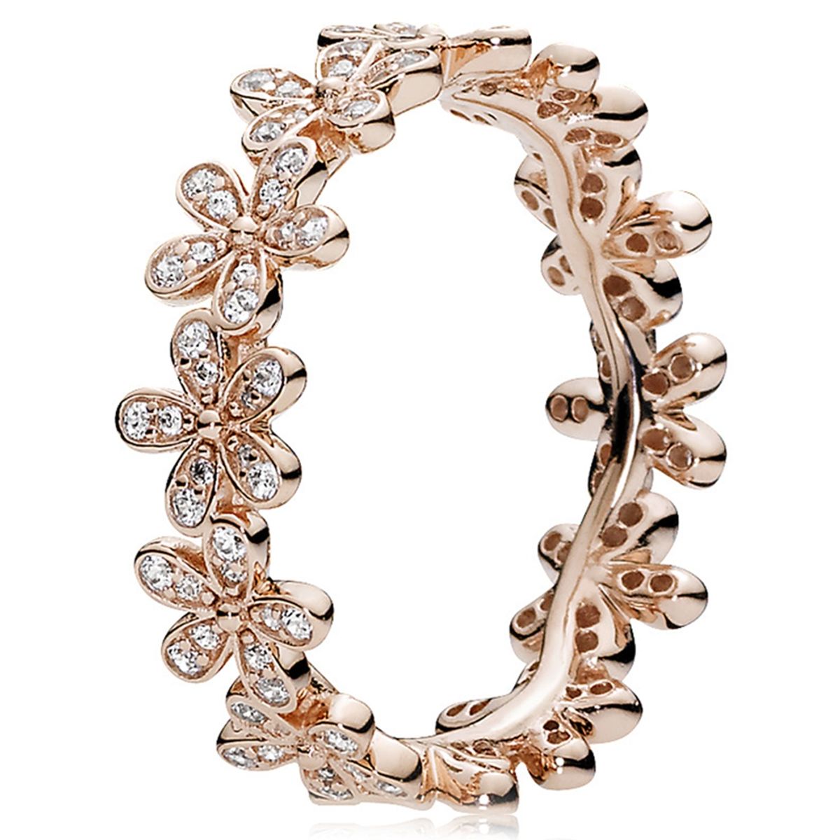 PANDORA - Anillo Campo De Margaritas Deslumbrante Mujer Pandora