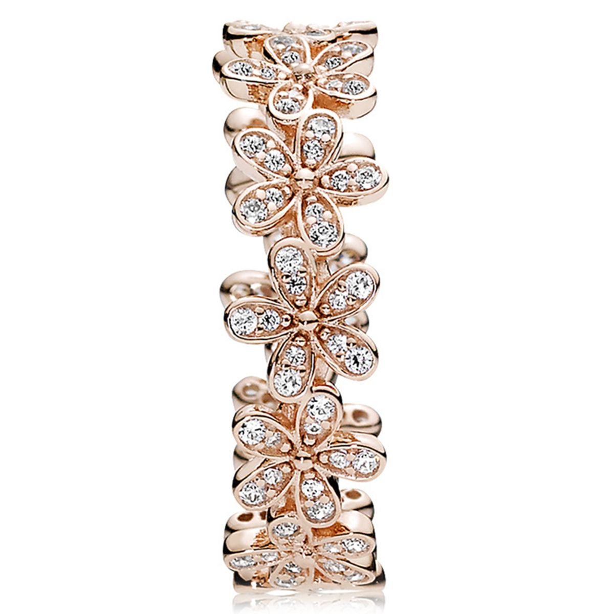 PANDORA - Anillo Campo De Margaritas Deslumbrante Mujer Pandora