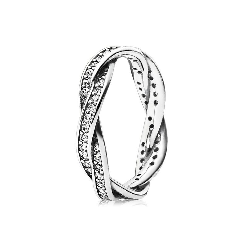 PANDORA - Anillo Entrelazado Mujer Pandora