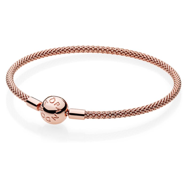 PANDORA - Pulsera Abierta Cadena Serpiente Moments Mujer Pandora