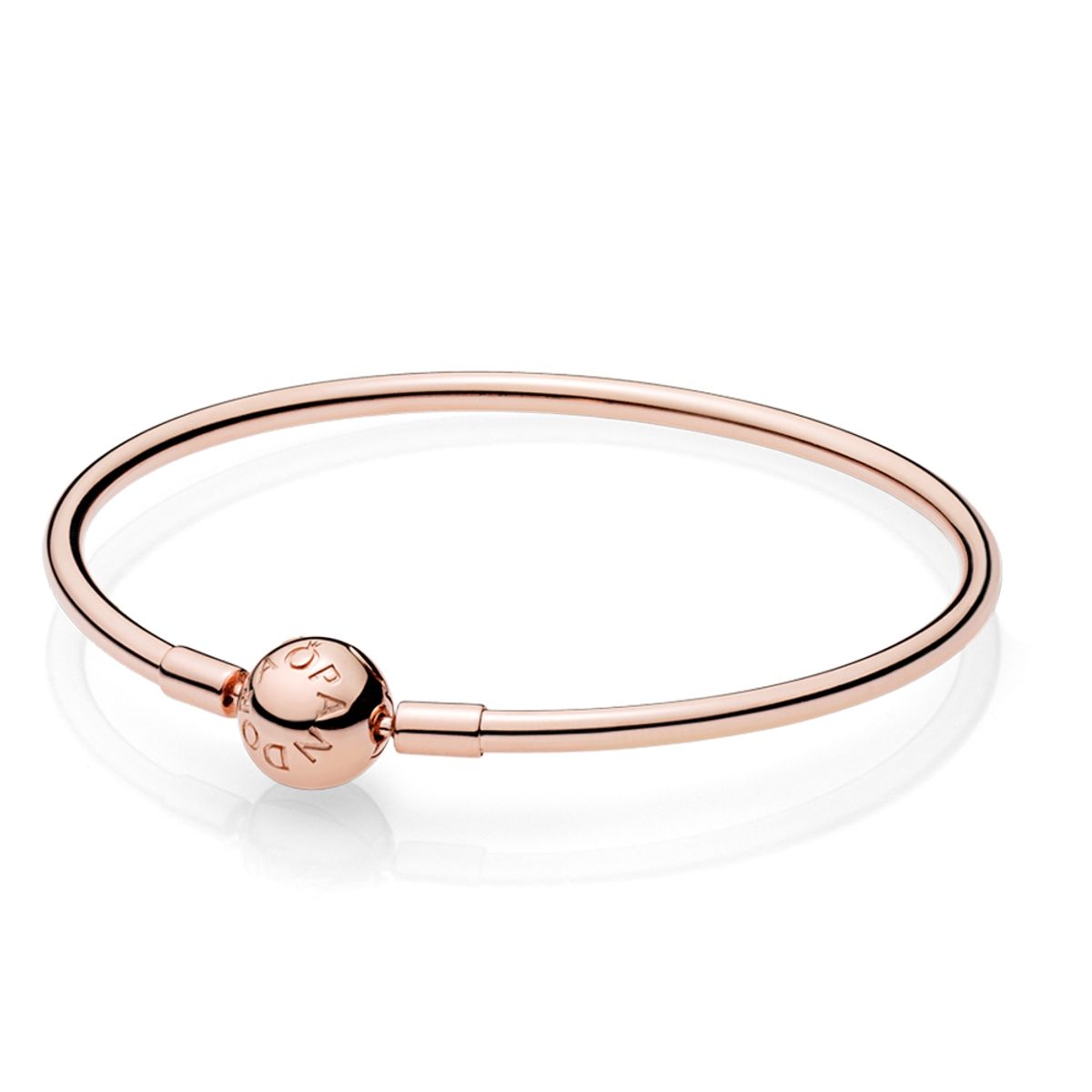 PANDORA - Pandora Pulsera Moments Rígida Bañada En Oro Rosa