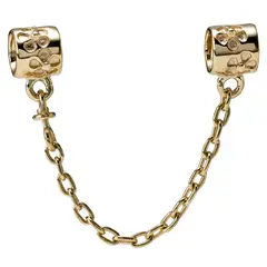 PANDORA - Dije Cadena Seguridad Flor De Plata Mujer