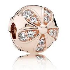 PANDORA - Charm Clip Margaritas Deslumbrantes Circonia Cúbica Clara Mujer