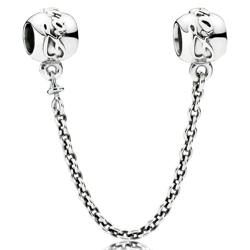 PANDORA - Dije Cadena De Seguridad Familia Por Siempre Mujer Pandora