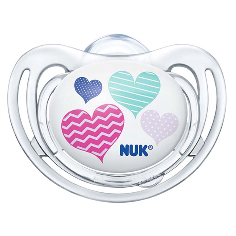Nuk - Nuk Chupete Silicona Free Etapa 2 Un Corazones