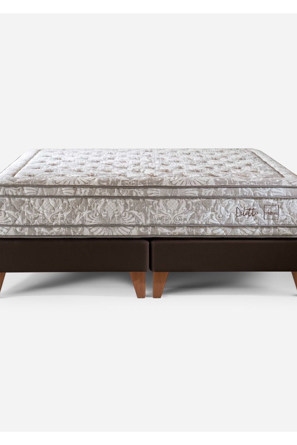 ROSEN - Cama Europea Diletto 2 Plazas X 2Mt  Base Dividida Rosen