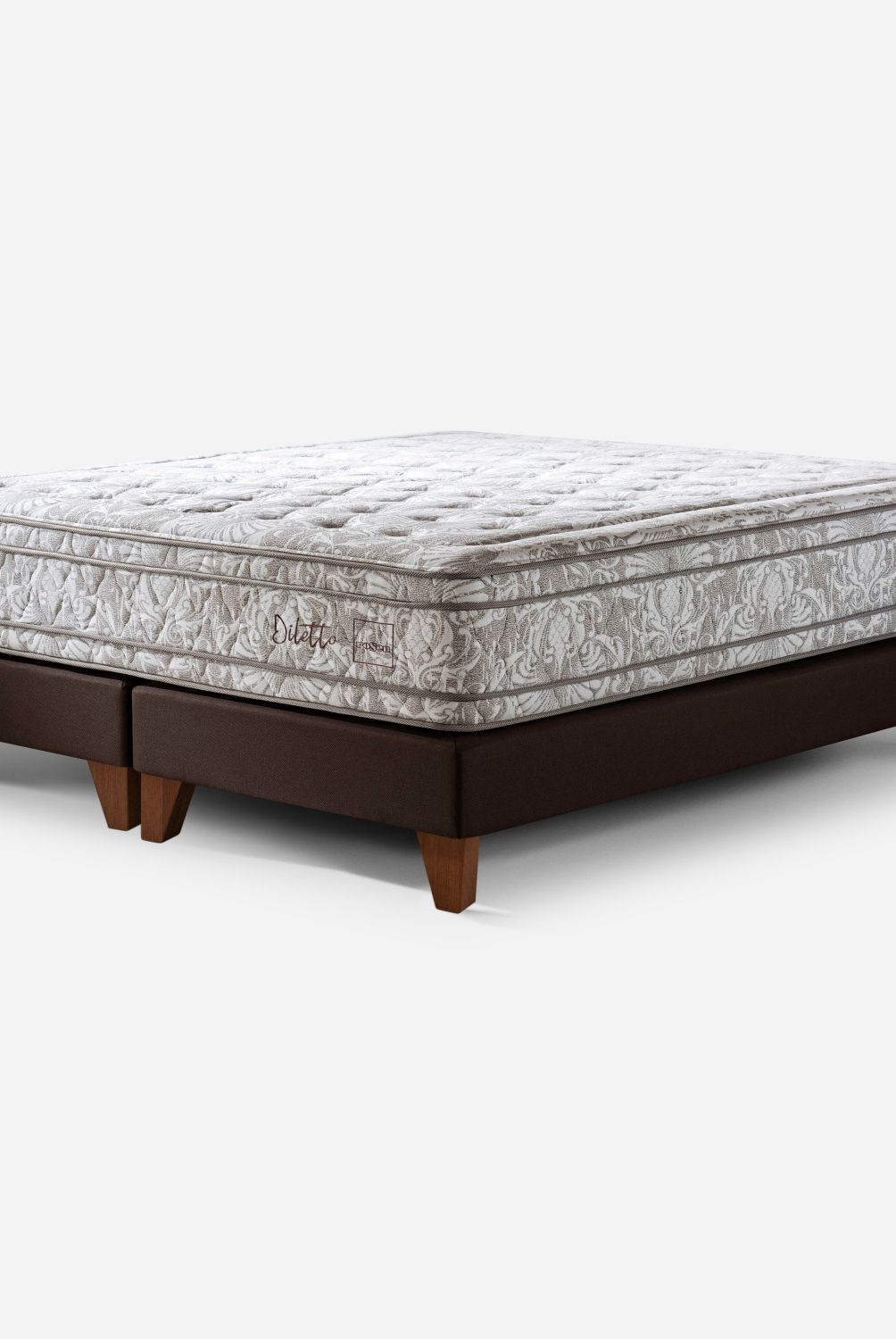 ROSEN - Cama Europea Diletto 2 Plazas X 2Mt  Base Dividida Rosen