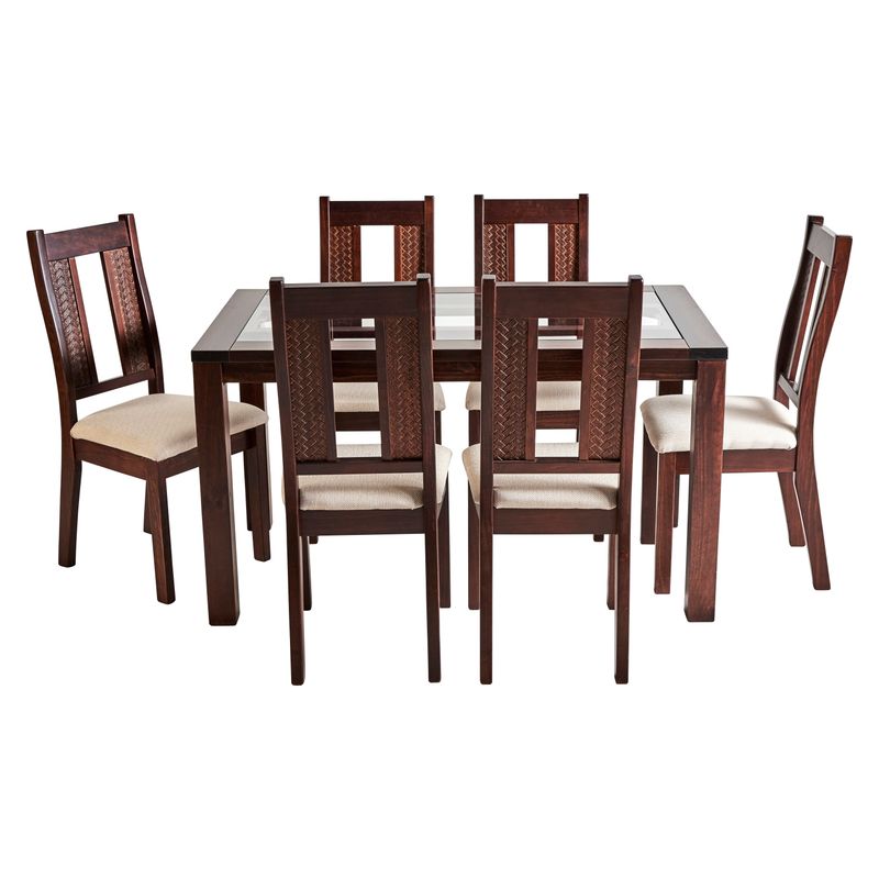 MAGASA - Juego De Comedor Salamanca 6 Sillas Magasa