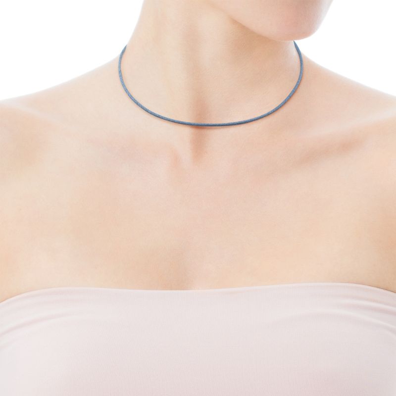 TOUS - Gargantilla TOUS Chokers de Cuero en color gris