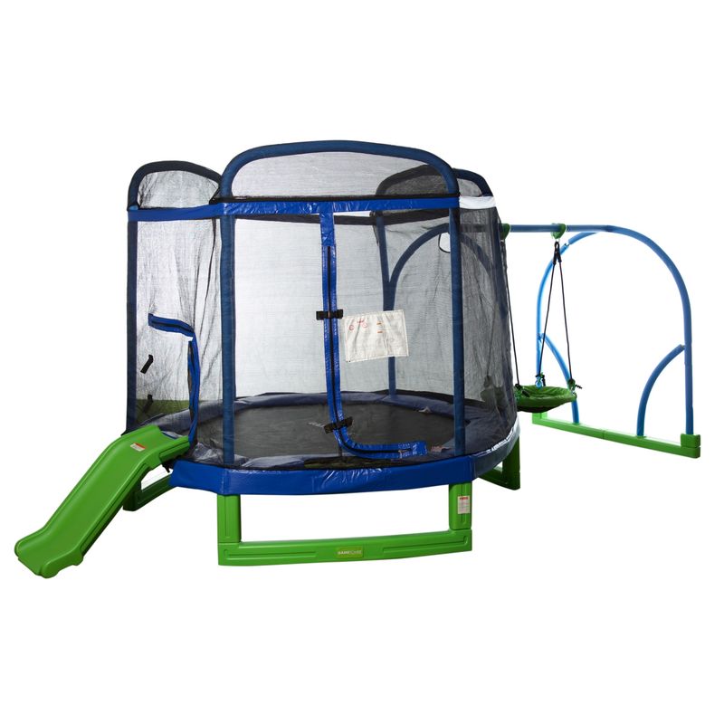 GAME POWER - Columpio Trampolín Y Deslizador Gamepower