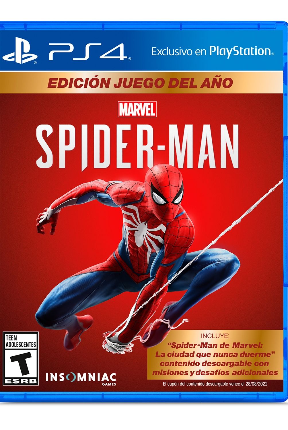PLAYSTATION - Videojuego Spiderman Ps4 Playstation 4 Playstation