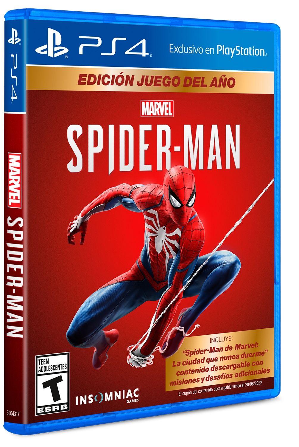 PLAYSTATION - Videojuego Spiderman Ps4 Playstation 4 Playstation