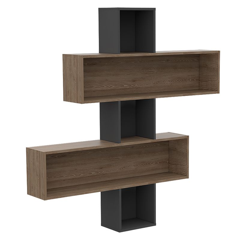 TUHOME - Repisa Wall 2B Miel / Plomo Tuhome