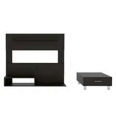 TUHOME - Panel TV 40" + Mesa de Centro Wen