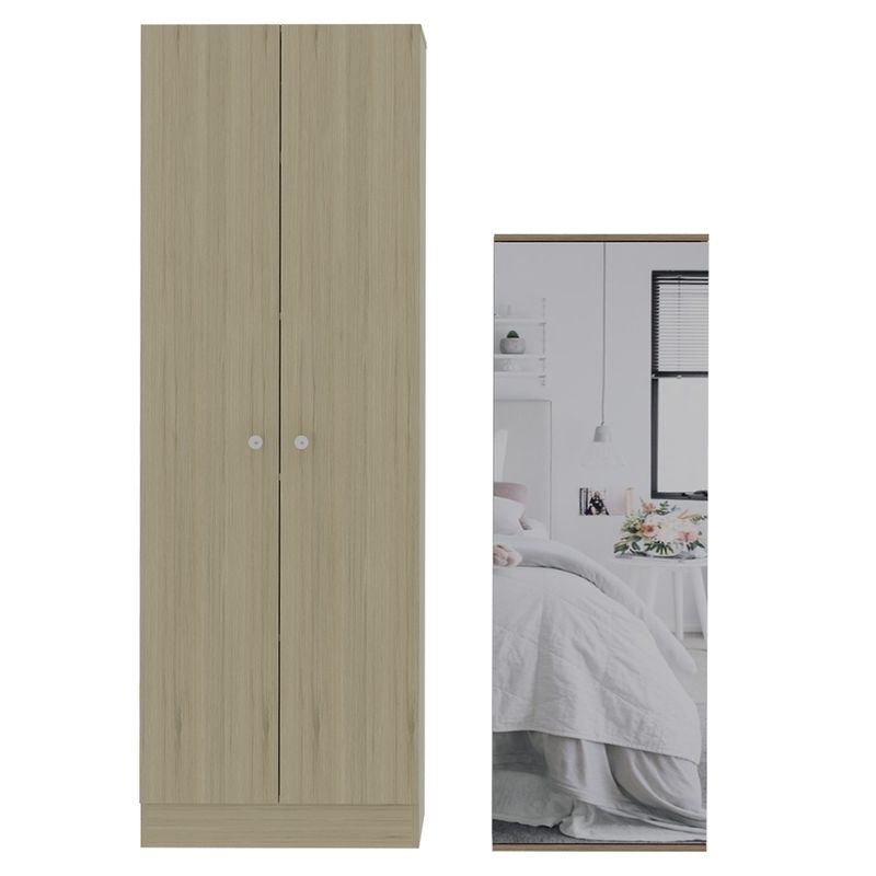 TUHOME - Combo Dreams 3 Clóset + Zapatero Rovere Blanco Tuhome