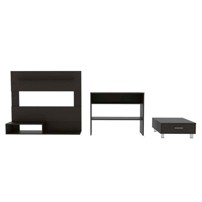 TUHOME - Panel TV 40" + Arrimo + Mesa de Centro Tuhome