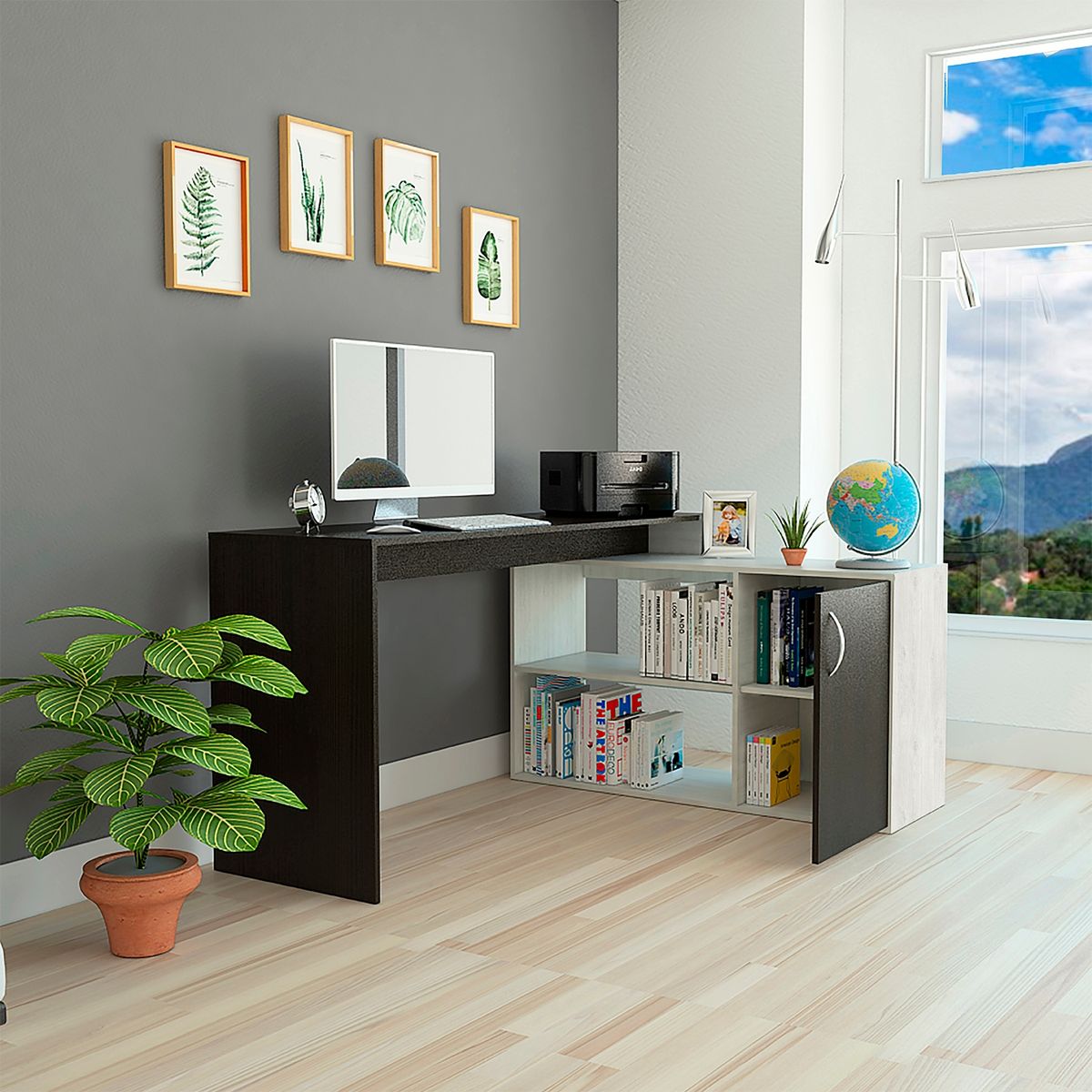 TUHOME - Escritorio Axis Wengue/Art Tuhome