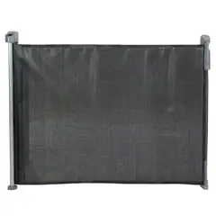 KIDCO - Puerta Seguridad Retract Baranda Negro 140 Cm