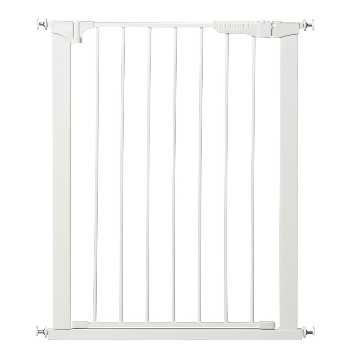 KIDCO - Puerta Seguridad Xl Cierre Automático Reja Blanco 74X120 Cm Kidco