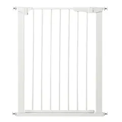 KIDCO - Puerta Seguridad Xl Cierre Automático Reja Blanco 74X120 Cm