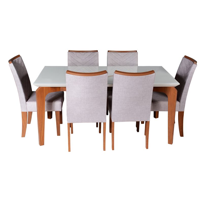 FAVATEX - Juego de Comedor 6 Sillas Sasha