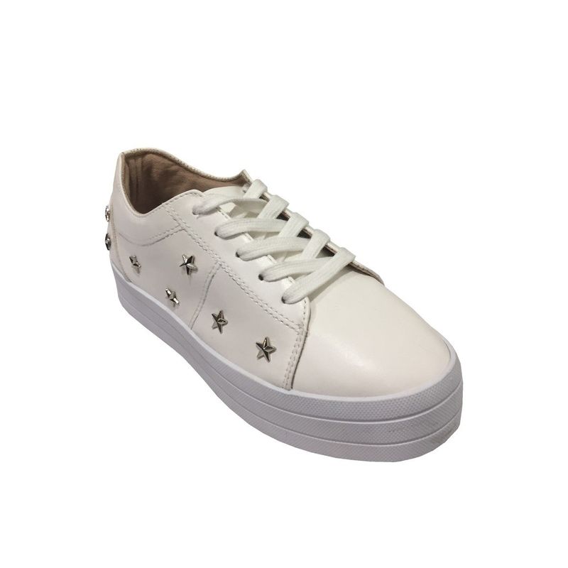 TODOPIEL - Zapatilla Cuero Ecológico Blanco Zav58 Todopiel