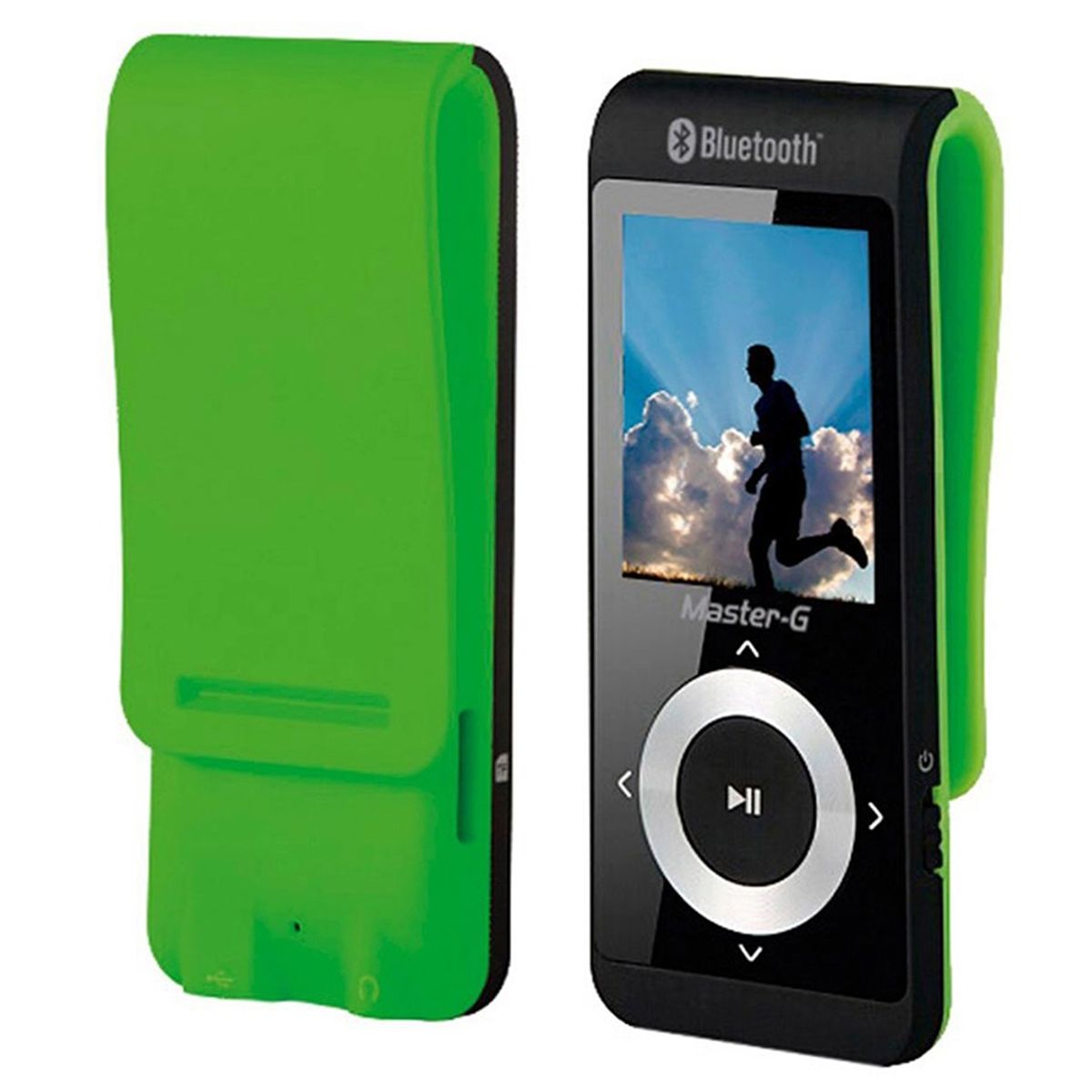 MASTER G - Reproductor Mp4 32Gb Bluetooth Podómetro Verde