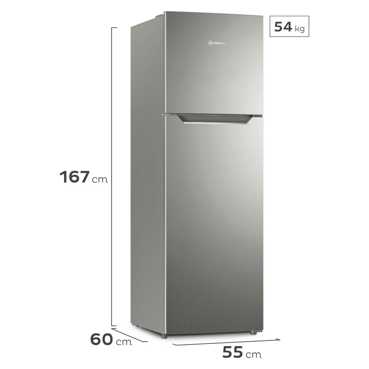 MADEMSA - Refrigerador Top Mount 251 Litros No Frost Altus 1250 Mademsa