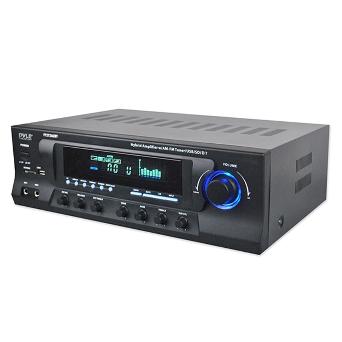 PYLE PURE CLEAN - Receiver Híbrido Con Bluetooth Pt272Aubt